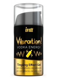 Жидкий интимный гель с эффектом вибрации Vibration! Vodka Energy - 15 мл. - INTT - купить с доставкой в Ачинске