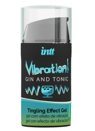 Жидкий интимный гель с эффектом вибрации Vibration! Gin   Tonic - 15 мл. - INTT - купить с доставкой в Ачинске