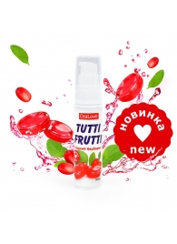 Гель-смазка Tutti-frutti со вкусом барбариса - 30 гр. - Биоритм - купить с доставкой в Ачинске