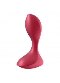 Красный вибромассажёр простаты Satisfyer Backdoor Lover - 14 см. - Satisfyer - в Ачинске купить с доставкой