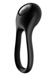 Черное эрекционное виброкольцо Majestic Duo - Satisfyer - в Ачинске купить с доставкой