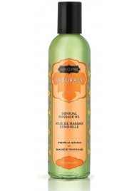 Массажное масло Naturals Tropical Mango с ароматом манго - 236 мл. - Kama Sutra - купить с доставкой в Ачинске