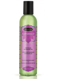 Массажное масло Naturals Island Passion Berry с ароматом тропических фруктов - 236 мл. - Kama Sutra - купить с доставкой в Ачинске