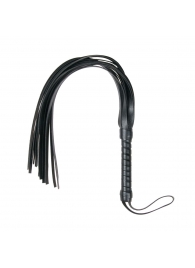 Черный флоггер Flogger Whip - 46 см. - Easy toys - купить с доставкой в Ачинске