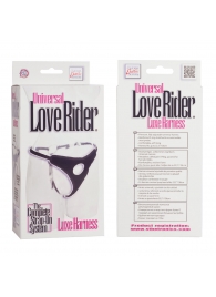 Трусы для страпона с универсальным креплением Universal Love Rider Luxe Harness - California Exotic Novelties - купить с доставкой в Ачинске