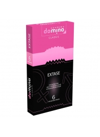 Презервативы с точками и рёбрышками DOMINO Classic Extase - 6 шт. - Domino - купить с доставкой в Ачинске