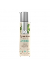 Массажное масло с ароматом перечной мяты и эвкалипта JO Naturals Peppermint   Eucalyptus - 120 мл. - System JO - купить с доставкой в Ачинске