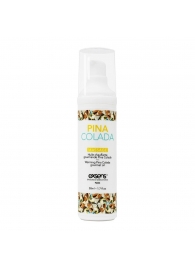 Разогревающее массажное масло с ароматом пина колада Gourmet Pina Colada - 50 мл. - Exsens - купить с доставкой в Ачинске