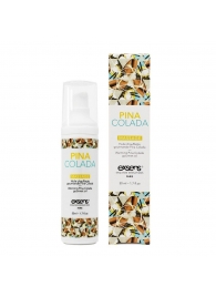 Разогревающее массажное масло с ароматом пина колада Gourmet Pina Colada - 50 мл. - Exsens - купить с доставкой в Ачинске