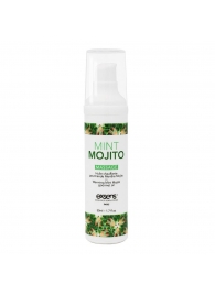 Разогревающее массажное масло с ароматом мохито Gourmet Mint Mojito - 50 мл. - Exsens - купить с доставкой в Ачинске