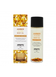 Органическое массажное масло AMBER JOJOBA - 100 мл. - Exsens - купить с доставкой в Ачинске