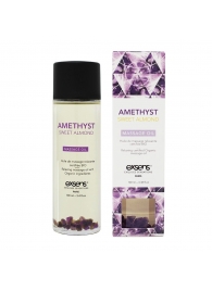 Органическое массажное масло AMETHYST SWEET ALMOND - 100 мл. - Exsens - купить с доставкой в Ачинске