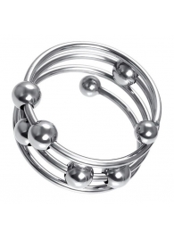 Большое металлическое кольцо под головку пениса - ToyFa - купить с доставкой в Ачинске