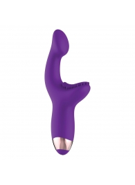 Фиолетовый массажёр для G-точки G-Spot Pleaser - 19 см. - Adam & Eve