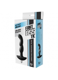 Черная вибропробка для простаты FantASStic Vibrating Prostate Plug - 14,5 см. - Dream Toys - в Ачинске купить с доставкой