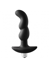 Черная вибропробка для простаты FantASStic Vibrating Prostate Plug - 14,5 см. - Dream Toys - в Ачинске купить с доставкой