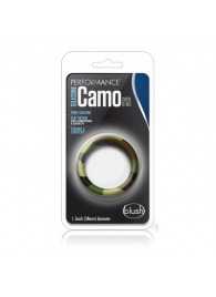 Эрекционное кольцо камуфляжной расцветки Silicone Camo Cock Ring - Blush Novelties - в Ачинске купить с доставкой