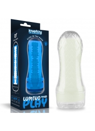 Светящийся в темноте мастурбатор Lumino Play Masturbator Ribbed - Lovetoy - в Ачинске купить с доставкой