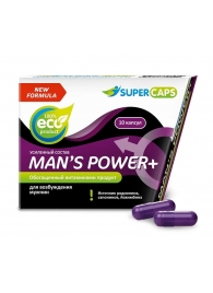 Возбуждающее средство для мужчин Mans Power plus - 10 капсул (0,35 гр.) +1 в подарок - SuperCaps - купить с доставкой в Ачинске