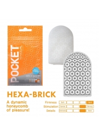 Карманный мастурбатор HEXA-BRICK - Tenga - в Ачинске купить с доставкой