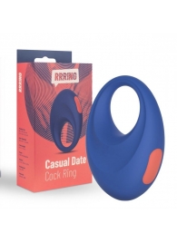 Синее эрекционное кольцо RRRING Casual Date Cock Ring - FeelzToys - в Ачинске купить с доставкой