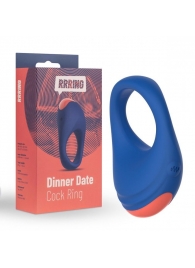 Синее эрекционное кольцо RRRING Dinner Date Cock Ring - FeelzToys - в Ачинске купить с доставкой