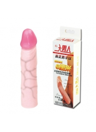 Удлиняющая насадка на пенис Deep Love - 21,5 см. - Baile - в Ачинске купить с доставкой