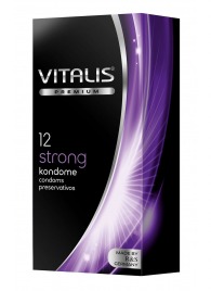 Презервативы с утолщённой стенкой VITALIS PREMIUM strong - 12 шт. - Vitalis - купить с доставкой в Ачинске