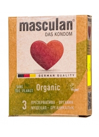 Экологически чистые презервативы Masculan Organic - 3 шт. - Masculan - купить с доставкой в Ачинске