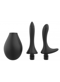 Черный анальный душ Nexus Anal Douche Set с 2 сменными насадками - Nexus Range - купить с доставкой в Ачинске