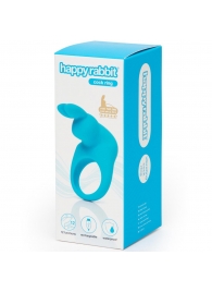 Голубое эрекционное виброкольцо Happy Rabbit Rechargeable Rabbit Cock Ring - Happy Rabbit - в Ачинске купить с доставкой