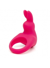 Розовое эрекционное виброкольцо Happy Rabbit Rechargeable Rabbit Cock Ring - Happy Rabbit - в Ачинске купить с доставкой