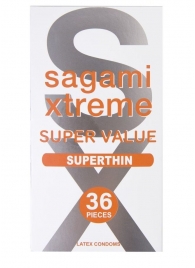 Ультратонкие презервативы Sagami Xtreme Superthin - 36 шт. - Sagami - купить с доставкой в Ачинске