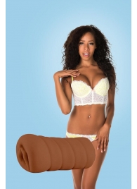 Коричневый мастурбатор-вагина BRIANNA - Dream Toys - в Ачинске купить с доставкой