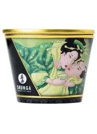 Массажная свеча Exotic Green Tea с ароматом зелёного чая - 170 мл. - Shunga - купить с доставкой в Ачинске