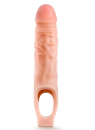 Телесная насадка на пенис 9 Inch Cock Sheath Extender - 22,2 см. - Blush Novelties - в Ачинске купить с доставкой