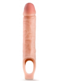 Телесная насадка на пенис 10 Inch Cock Sheath Extender - 25 см. - Blush Novelties - в Ачинске купить с доставкой