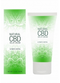 Крем-пролонгатор Natural CBD Delay Cream - 50 мл. - Shots Media BV - купить с доставкой в Ачинске