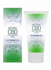 Крем для мастурбации для мужчин Natural CBD Masturbation Cream For Him - 50 мл. - Shots Media BV - купить с доставкой в Ачинске