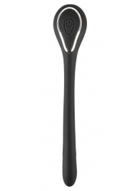 Черный гибкий уретральный стимулятор с вибрацией Vibrating Bendable Dilator - 13,5 см. - Orion - купить с доставкой в Ачинске