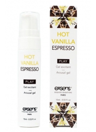 Возбуждающий гель Hot Vanilla Espresso Arousal Gel - 15 мл. - Exsens - купить с доставкой в Ачинске