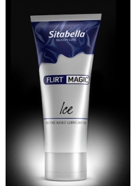 Силиконовая гель-смазка FLIRT MAGIC Ice с лёгким пролонгирующим эффектом - 75 мл. - Sitabella - купить с доставкой в Ачинске