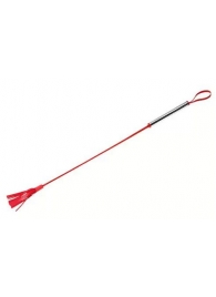 Красный латексный стек с лентами - 62 см. - Sitabella - купить с доставкой в Ачинске