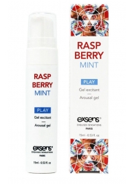 Возбуждающий гель Raspberry Mint с ароматом малины и мяты - 15 мл. - Exsens - купить с доставкой в Ачинске