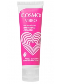 Возбуждающий гель на водно-силиконовой основе Cosmo Vibro с ароматом земляники - 50 гр. - Биоритм - купить с доставкой в Ачинске