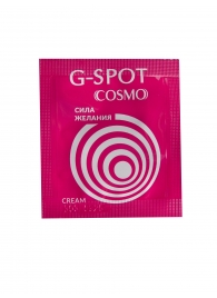 Стимулирующий интимный крем для женщин Cosmo G-spot - 2 гр. - Биоритм - купить с доставкой в Ачинске