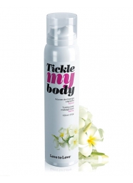 Массажная хрустящая пенка Tickle My Body Monoi с ароматом моной - 150 мл. - Love to Love - купить с доставкой в Ачинске