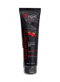 Интимный гель на водной основе Lube Tube Strawberry с клубничным вкусом - 100 мл. - ORGIE - купить с доставкой в Ачинске