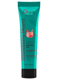 Съедобный интимный гель Orgie Lube Tube Cocktail Strawberry Mojito - 100 мл. - ORGIE - купить с доставкой в Ачинске