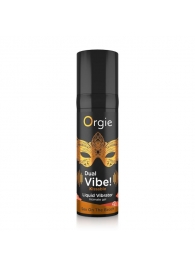 Съедобный гель Dual Vibe Sex On The Beach с эффектом вибрации и вкусом коктейля «секс на пляже» - 15 мл. - ORGIE - купить с доставкой в Ачинске